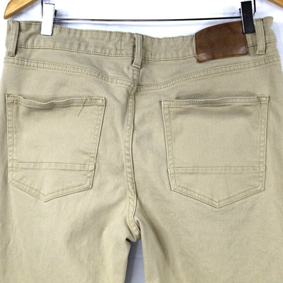 Stitches and Rivets Tan/Khaki Men's Jeans/Pants 34 x 32 Straight 54272 Stretch - Picture 6 of 7